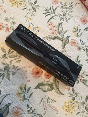 Bionica Black 1" Pro Curling Iron Long Barrel Styler